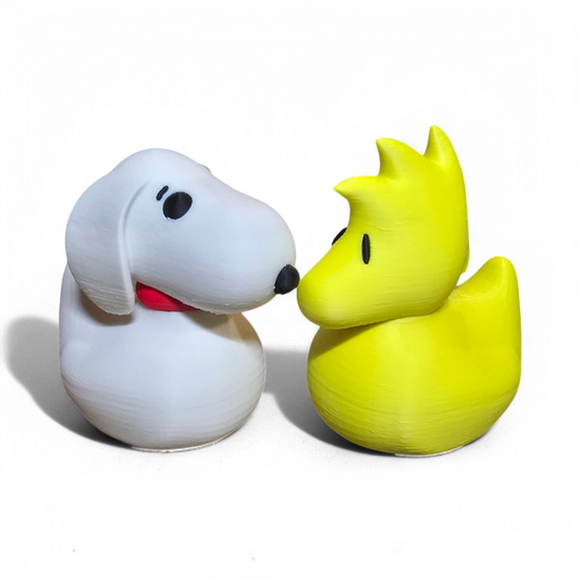 Snoopy & Woodstock Duck Bundle | 3D Printed Jeep Ducking Set-Joyful Ducks-offroad-duckduckjeep-wrangler-gladiator-3d-jeep duck-custom duck-Jeep