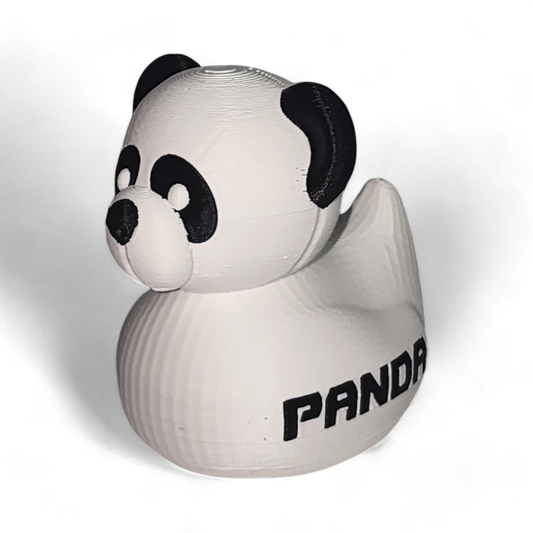 Panda Duck – 3D Printed Dashboard Duck | Cute Animal Jeep Gift
