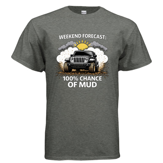 Weekend Forecast Shirt-Joyful Ducks-offroad-duckduckjeep-wrangler-gladiator-3d-jeep duck-custom duck-Jeep