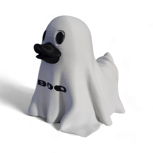 Ghost Duck – 3D Printed Halloween Duck Figurine