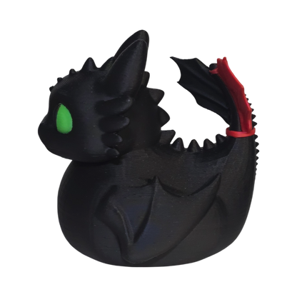 Night Fury Duck – 3D Printed Collectible