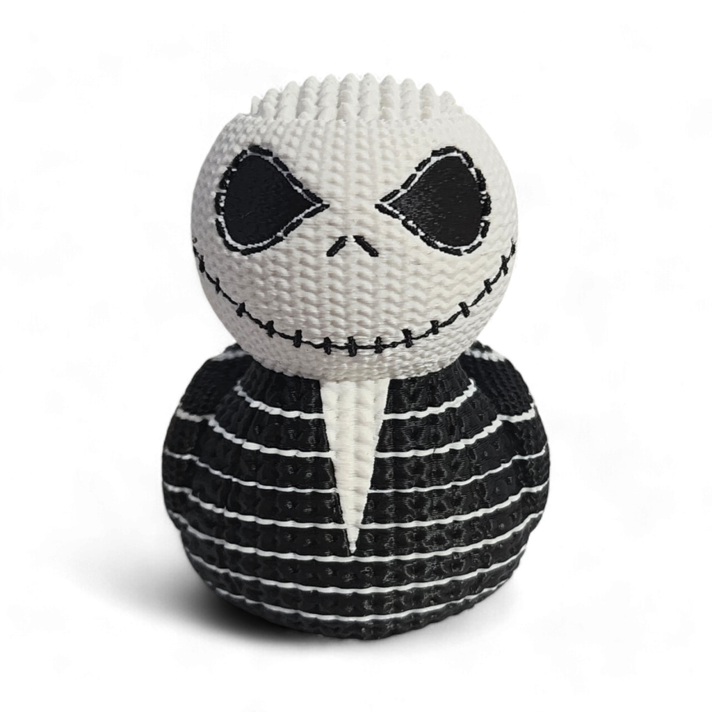 Spooky Skeleton Duck – 3D Printed Halloween Collectible Figurine
