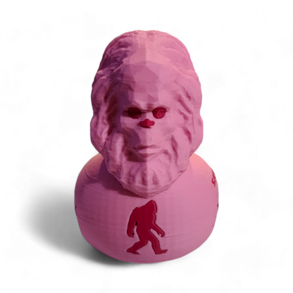 Bigfoot “Save the Tatas” Duck – 3D Printed Breast Cancer Awareness Edition