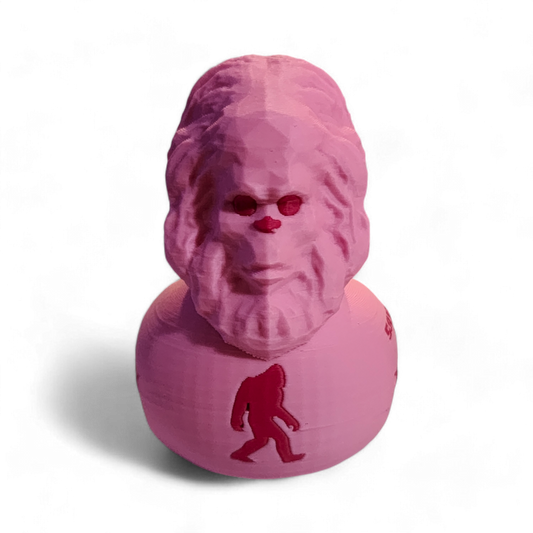 Bigfoot “Save the Tatas” Duck – 3D Printed Breast Cancer Awareness Edition